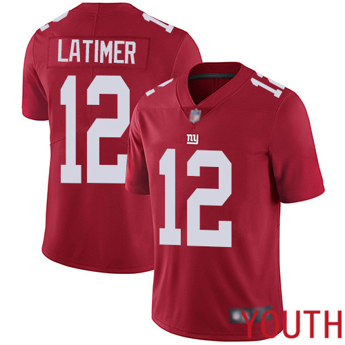 Youth New York Giants #12 Cody Latimer Red Limited Red Inverted Legend Football NFL Jersey